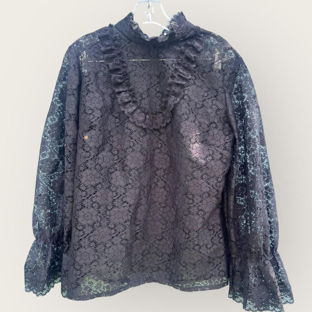 American-vintage Women's Black Blouse
